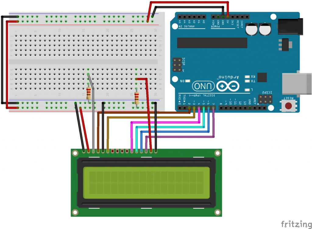 LCD connecté à un Arduino